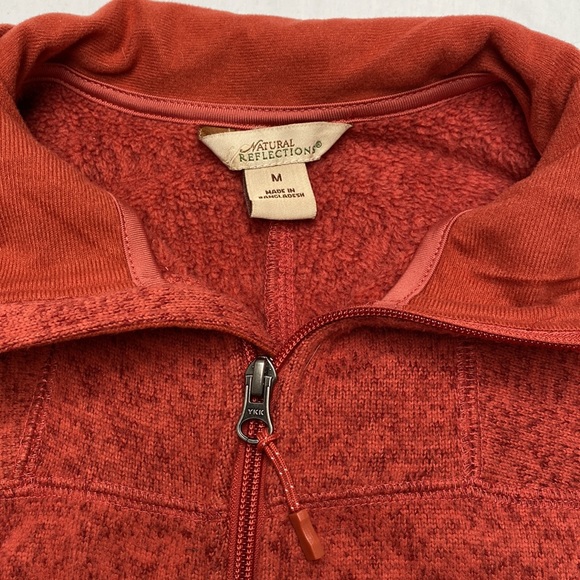 🏷️ Natural reflections, zip up jacket  - size M - Picture 7 of 8